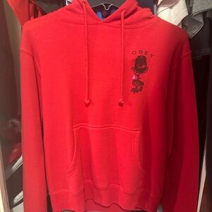 Obey Red Hoodie for Men/Women